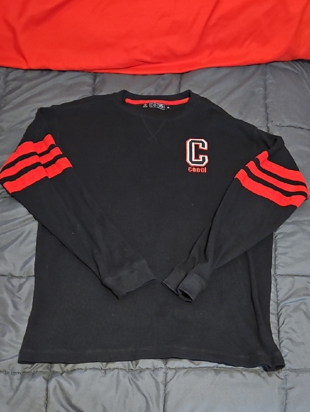 COOGI Black Knitted Sweater Size XL